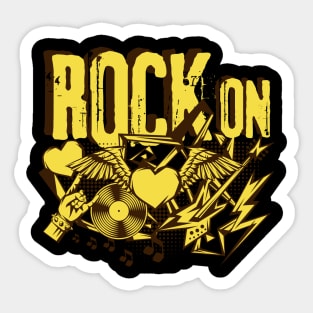 Rock On. Sticker